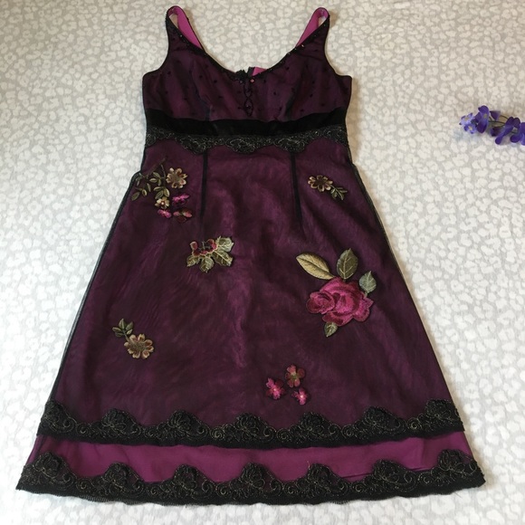 Adrianna Papell Dress Sz 6P - Picture 3 of 8